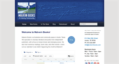 Desktop Screenshot of malvernbooks.com